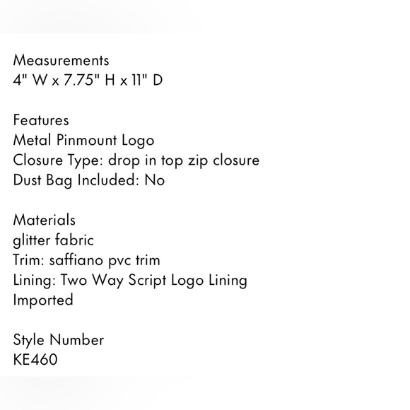 NWOT Kate Spade Glimmer Satchel - Picture 7 of 7